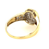 9ct Yellow Gold Diamond Ring