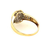 9ct Yellow Gold Diamond Ring