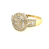9ct Yellow Gold Diamond Ring