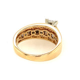 14k Yellow & White Gold Diamond Ring