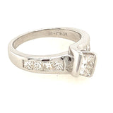 18ct White Gold Diamond Ring