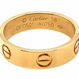 Cartier Love 18ct Yellow Gold Ring DFD501