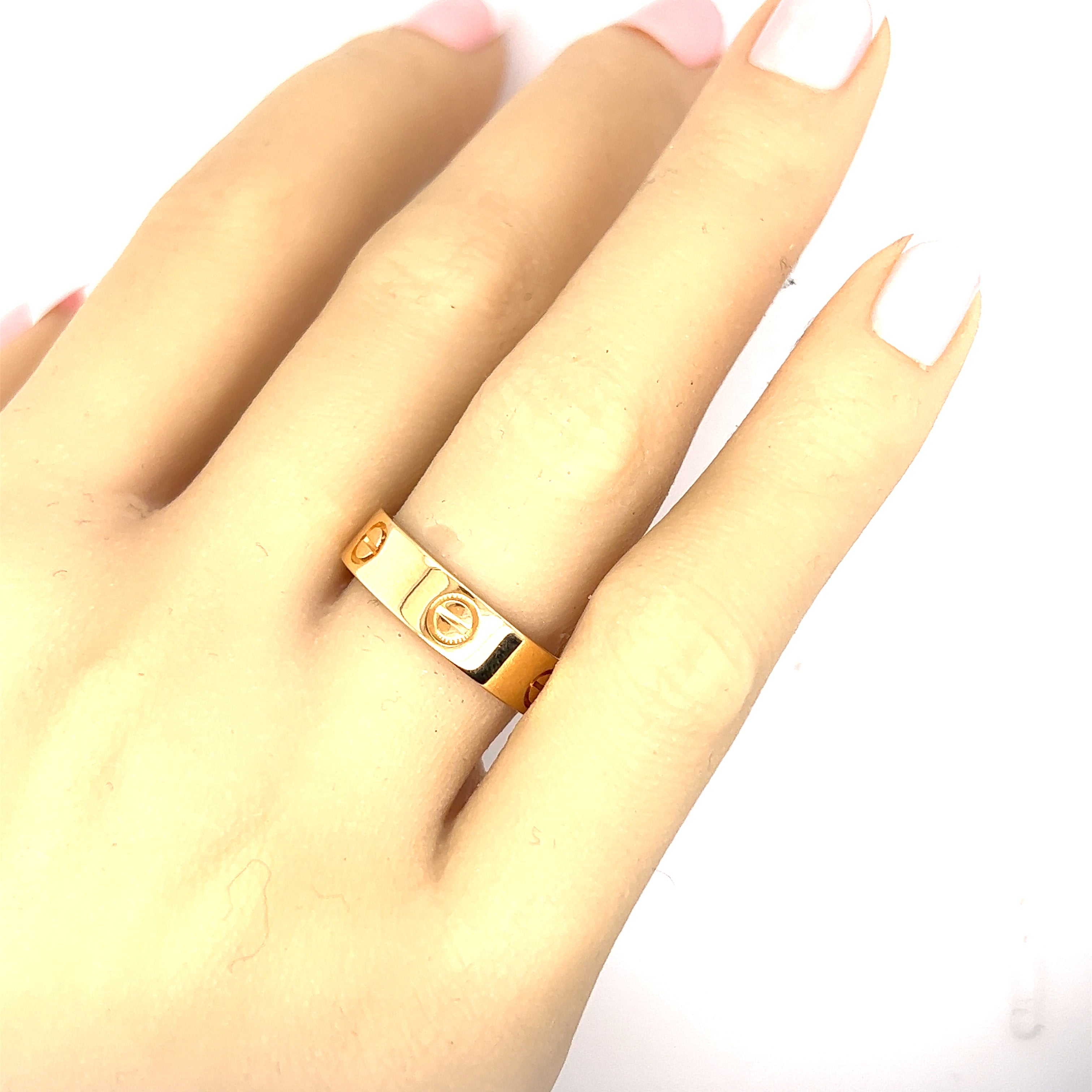 Cartier Love 18ct Yellow Gold Ring DFD501