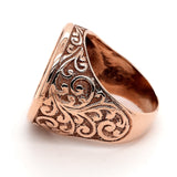 Stunning 9ct Yellow Gold Half Sovereign Ring with Engraved Shoulders – An Ideal Men's Gift and Investment Piece