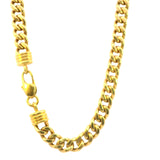 Exquisite 18ct Yellow Gold Curb Link Necklace – A Statement of Luxury and a Timeless Investment