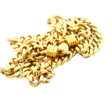 Exquisite 18ct Yellow Gold Curb Link Necklace – A Statement of Luxury and a Timeless Investment