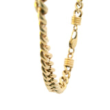 Exquisite 18ct Yellow Gold Curb Link Necklace – A Statement of Luxury and a Timeless Investment