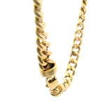 Exquisite 18ct Yellow Gold Curb Link Necklace – A Statement of Luxury and a Timeless Investment