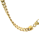 Exquisite 18ct Yellow Gold Curb Link Necklace – A Statement of Luxury and a Timeless Investment