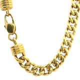 Exquisite 18ct Yellow Gold Curb Link Necklace – A Statement of Luxury and a Timeless Investment