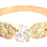 Elegant 18ct Yellow Gold Diamond Ring – Perfect for Engagement or Commitment