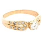 Elegant 18ct Yellow Gold Diamond Ring – Perfect for Engagement or Commitment