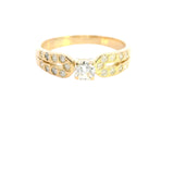 Elegant 18ct Yellow Gold Diamond Ring – Perfect for Engagement or Commitment