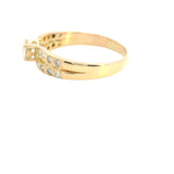 Elegant 18ct Yellow Gold Diamond Ring – Perfect for Engagement or Commitment