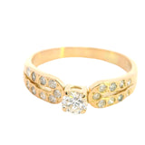 Elegant 18ct Yellow Gold Diamond Ring – Perfect for Engagement or Commitment