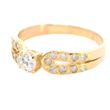 Elegant 18ct Yellow Gold Diamond Ring – Perfect for Engagement or Commitment