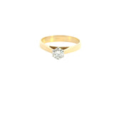 Stunning 18ct Yellow & White Gold Diamond Ring by P Bram – Ideal for Engagement or Investment