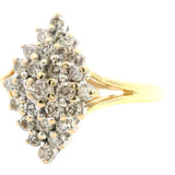 Exquisite 18ct Yellow Gold Diamond Ring (Size US 7 | UK/AU O)