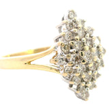 Exquisite 18ct Yellow Gold Diamond Ring (Size US 7 | UK/AU O)