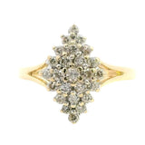 Exquisite 18ct Yellow Gold Diamond Ring (Size US 7 | UK/AU O)