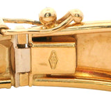 Elegant 18ct Yellow Gold Engraved Hinged Bangle – A Timeless Investment in Luxury