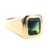 EXCLUSIVE 9CT YELLOW GOLD PARTI SAPPHIRE RING – A PERFECT GIFT FOR HIM