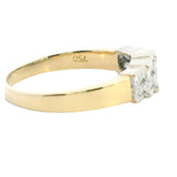 EXQUISITE 18CT YELLOW & WHITE GOLD 20 STONE DIAMOND RING