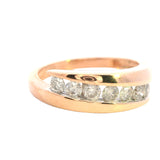 Elegant 9ct Rose Gold Diamond Ring – Timeless Beauty and Charm