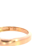 Elegant 9ct Rose Gold Diamond Ring – Timeless Beauty and Charm