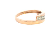 Elegant 9ct Rose Gold Diamond Ring – Timeless Beauty and Charm