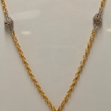 Stunning 9ct Yellow & White Gold Necklace – A Beautiful Investment in Style and Value