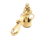 Antique 9ct Yellow Gold Albert Swivel and Crown Pendant – A Timeless Piece