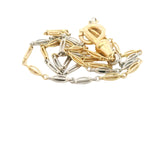 Stunning Antique 18ct Yellow & White Gold Chain – A Timeless Investment Piece