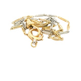 Stunning Antique 18ct Yellow & White Gold Chain – A Timeless Investment Piece