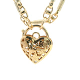 Elegant 9ct Yellow Gold Twisted Wire and Anchor Link Chain with Filigree Padlock Clasp – A Timeless Investment