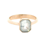 ELEGANT 9CT YELLOW GOLD SINGLE STONE TOPAZ RING