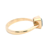 ELEGANT 9CT YELLOW GOLD SINGLE STONE TOPAZ RING