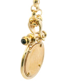 Elegant 9ct Yellow Gold Belcher Link Chain with 1910 Sovereign Fob Enhancer