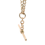 Timeless Vintage 9ct Yellow Gold Fob Chain & Bar with Twin Albert Swivel Clasps – A Lasting Investment in Gold