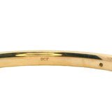 Exquisite 9ct Yellow Gold Diamond Set Bangle – A Beautiful Investment Piece