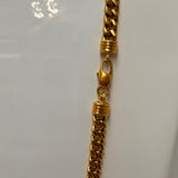 Exquisite 18ct Yellow Gold Curb Link Necklace – A Statement of Luxury and a Timeless Investment