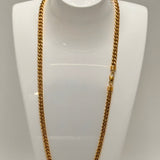 Exquisite 18ct Yellow Gold Curb Link Necklace – A Statement of Luxury and a Timeless Investment