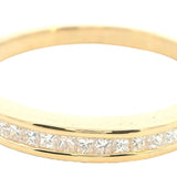 The Perfect Wedding Band: Simple and Elegant 18ct Yellow Gold with Diamonds