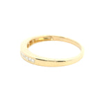 The Perfect Wedding Band: Simple and Elegant 18ct Yellow Gold with Diamonds