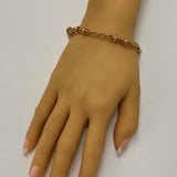 Spectacular Vintage 9ct Yellow Gold Fob Bar Bracelet – A Timeless Investment Piece