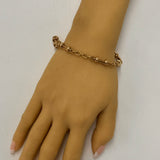 Spectacular Vintage 9ct Yellow Gold Fob Bar Bracelet – A Timeless Investment Piece