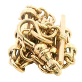 Spectacular Vintage 9ct Yellow Gold Fob Bar Bracelet – A Timeless Investment Piece