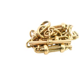 Spectacular Vintage 9ct Yellow Gold Fob Bar Bracelet – A Timeless Investment Piece