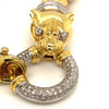 Gold and Diamond Panther Necklace
