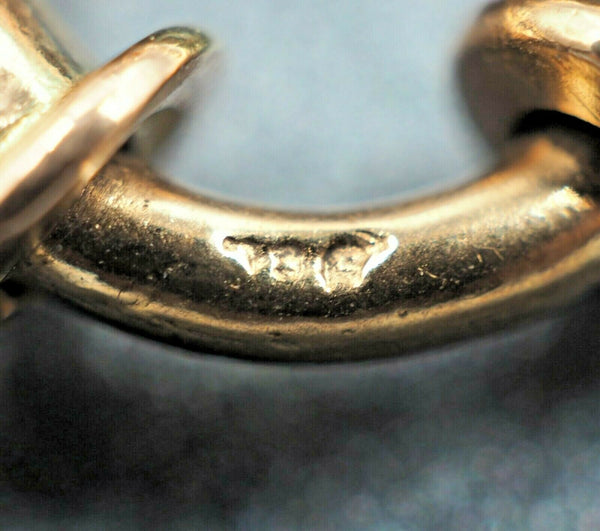 E1143 9ct Yellow Gold Engraved Links Bracelet